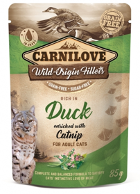 Carnilove Cat Duck & Catnip 85g saszetka