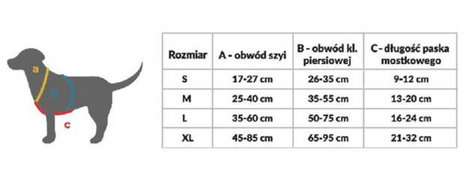 Chaba Szelki Guard L Czerwone