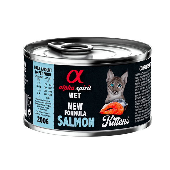 Alpha Spirit Wet Kittens Salmon 200 g