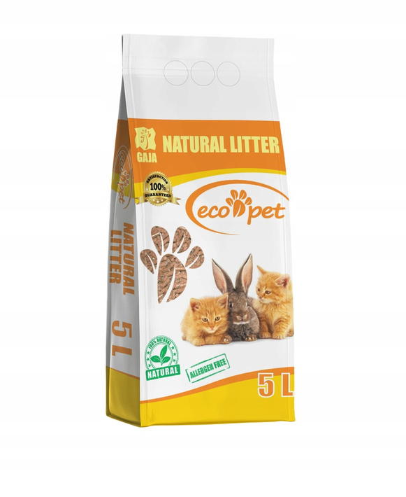 Żwirek / Pelet drewniany Gaja Eco-Pet 5 L