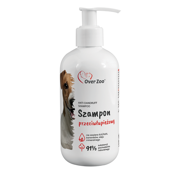 Over Zoo Szampon z cynkiem przeciwłupieżowy 250ml