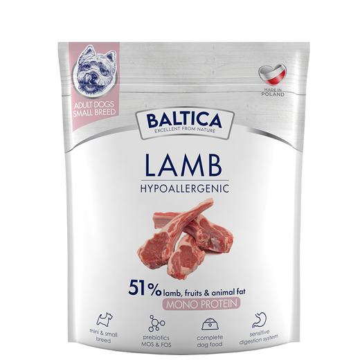 Baltica Adult Lamb&Rice S - małe rasy 1kg