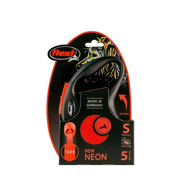 Flexi Neon S taśma 5m 15kg pomarańczowa