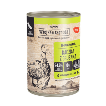 Wiejska Zagroda Kaczka+Gruszka 400g puszka