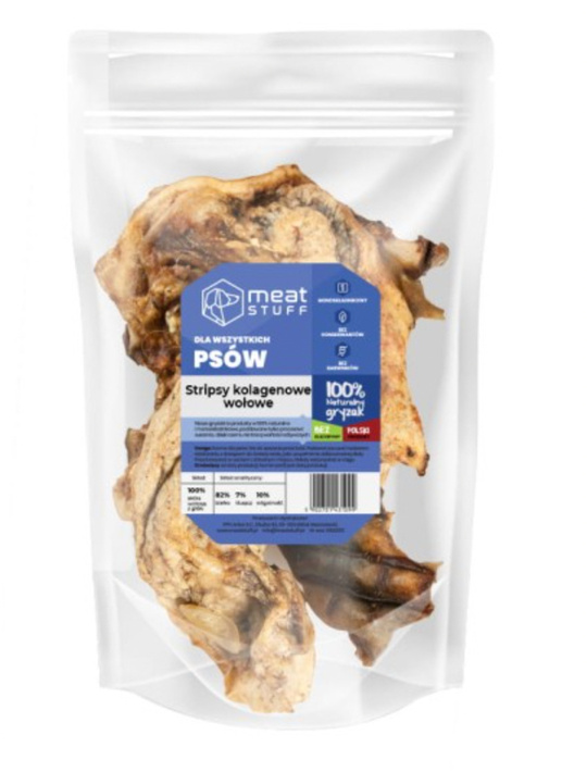 Meat Stuff Stripsy kolagenowe wołowe 250g