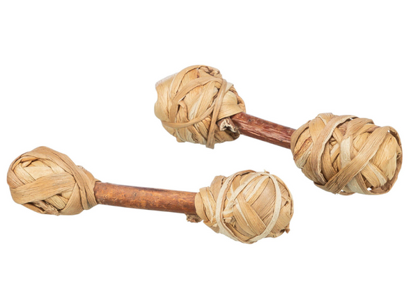  Trixie Hantle zabawka dla gryzoni z drewna i trawy