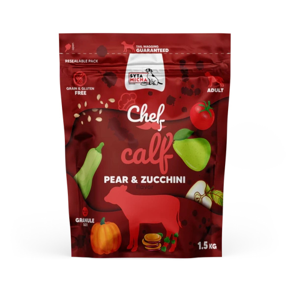 Syta Micha CHEF Cielęcina, gruszka i cukinia 1.5kg 