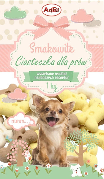 ADBI-CIASTKA 1kg PUPPY MIX WANILIA      