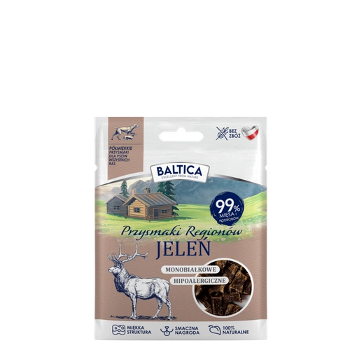 Baltica Półmiękkie przysmaki dla psów z jelenia 30g