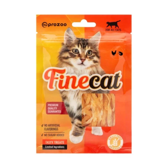 Prozoo FineCat Paseczki Kurczak + Krewetki 50g