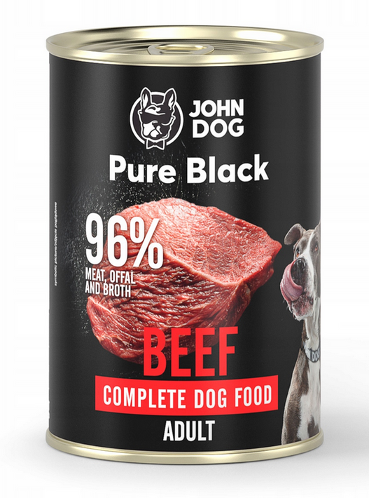 John Dog Pure Black Wołowina 400g